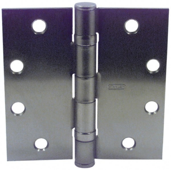 Stanley - 4-1/2" Long x 4-1/2" Wide Steel Full Surface Commercial Hinge - Benchmark Tooling