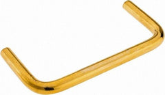 Electro Hardware - Round Handle - Plain, Brass, 3" Center to Center - Benchmark Tooling