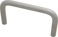 Electro Hardware - Round Handle - Clear Finish, Aluminum, 5" Center to Center - Benchmark Tooling