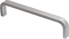 Electro Hardware - 1-1/2" High Rectangular Handle - Clear Finish, Aluminum, 6" Center to Center - Benchmark Tooling