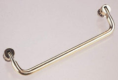 Electro Hardware - Fold Down Handle - Nickel Plated, Brass, 6" Center to Center - Benchmark Tooling