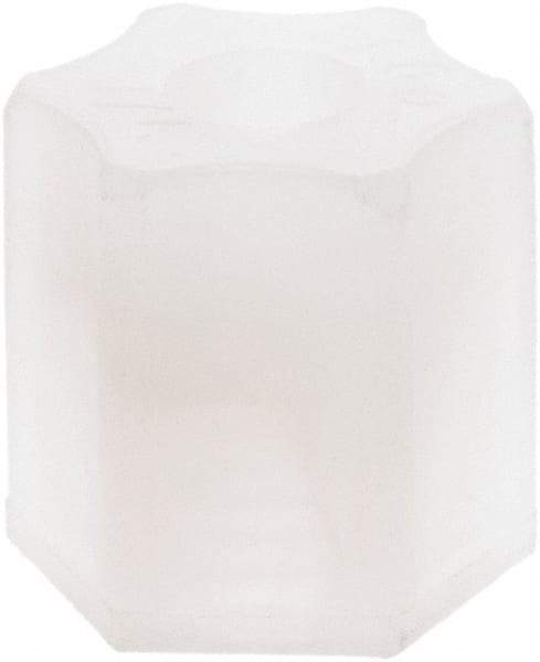 Made in USA - 1/4" Tube OD, Kynar Plastic Compression Tube Compression Nut - 275°F Max, Plastic Grip - Benchmark Tooling