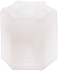 Made in USA - 1/4" Tube OD, Kynar Plastic Compression Tube Compression Nut - 275°F Max, Plastic Grip - Benchmark Tooling