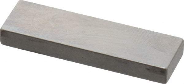 Mitutoyo - 0.139" Rectangular Steel Gage Block - Accuracy Grade 0, Includes Certificate of Inspection - Benchmark Tooling