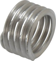 Heli-Coil - 1/2-13 UNC, 1/2" OAL, Free Running Helical Insert - 4-7/8 Free Coils, Tanged, Stainless Steel, 1D Insert Length - Benchmark Tooling