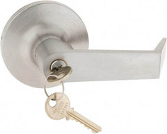 Yale - Fire Rated, Entry Lever Lock with 3-1/2" Rose - Chrome (26D) Finish, Grade 1 - Benchmark Tooling