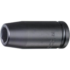 Impact Sockets; Drive Size: 3/4 in; Socket Size (mm): 36; Drive Style: Square; Overall Length (Decimal Inch): 3.9400; Material: Alloy Steel; Finish: Gunmetal; Insulated: No; Non-sparking: No; Deep: Yes; Number Of Points: 6