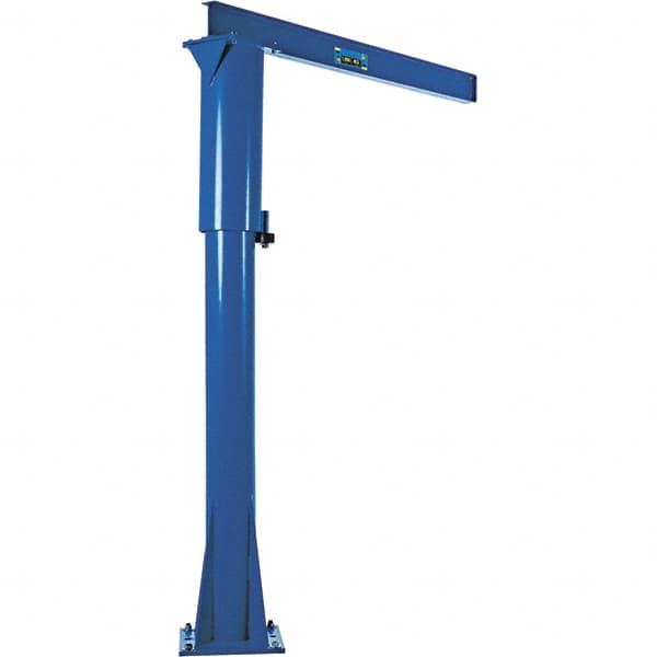 Vestil - 1,000 Lb Load Capacity, Steel Jib Crane - 6' Span - Benchmark Tooling