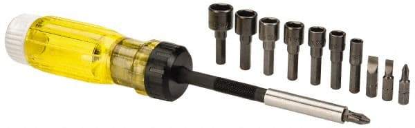 Proto - Mini-Ratchet Bit Screwdriver Kit - Phillips, Slotted, Nut Setters, Magnetic - Benchmark Tooling