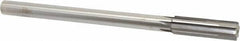 Made in USA - 0.665" Carbide-Tipped 6 Flute Chucking Reamer - Straight Flute, 9/16" Straight Shank, 2-1/4" Flute Length, 9" OAL - Benchmark Tooling