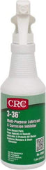 CRC - 16 oz Trigger Spray Bottle Nondrying Film Penetrant/Lubricant - Blue/Green & Clear, -50°F to 250°F, Food Grade - Benchmark Tooling