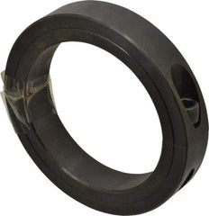 Climax Metal Products - 3-1/2" Bore, Steel, Two Piece Clamping Shaft Collar - 4-3/4" Outside Diam, 7/8" Wide - Benchmark Tooling