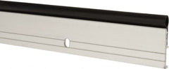 Pemko - 48" Long x 1-1/4" Wide, Head & Jamb Weatherstripping - Clear Anodized Aluminum Finish - Benchmark Tooling