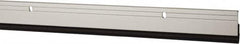 Pemko - 72" Long x 1-1/4" Wide, Head & Jamb Weatherstripping - Clear Anodized Aluminum Finish - Benchmark Tooling