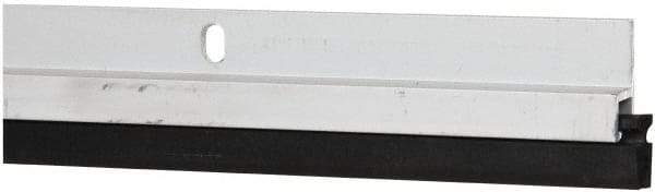 Pemko - 36" Long x 1-1/16" Wide, Heavy-Duty Head & Jamb Weatherstripping - Clear Anodized Aluminum Finish - Benchmark Tooling