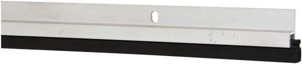 Pemko - 48" Long x 1-1/16" Wide, Heavy-Duty Head & Jamb Weatherstripping - Clear Anodized Aluminum Finish - Benchmark Tooling