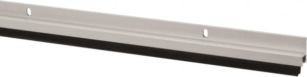 Pemko - 72" Long x 1-1/16" Wide, Heavy-Duty Head & Jamb Weatherstripping - Clear Anodized Aluminum Finish - Benchmark Tooling