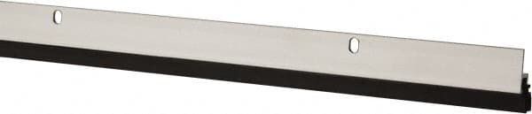 Pemko - 96" Long x 1-1/16" Wide, Heavy-Duty Head & Jamb Weatherstripping - Clear Anodized Aluminum Finish - Benchmark Tooling