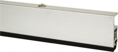 Pemko - 84" Long x 1-3/4" Wide, Adjustable Head & Jamb Weatherstripping - Clear Anodized Aluminum Finish - Benchmark Tooling