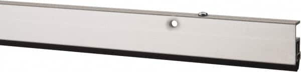 Pemko - 96" Long x 1-3/4" Wide, Adjustable Head & Jamb Weatherstripping - Clear Anodized Aluminum Finish - Benchmark Tooling