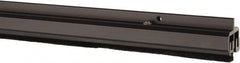 Pemko - 96" Long x 1-1/4" Wide, Adjustble Double Door Split Astragal Weatherstripping - Dark Bronze Anod. Aluminum Finish - Benchmark Tooling