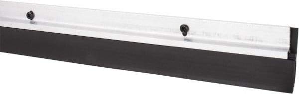 Pemko - Door Bottom Sweep with Triple Seal - Vinyl, 1-3/4" High, Mill Finish Aluminum Coated - Benchmark Tooling