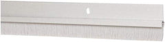 Pemko - Door Bottom Sweep - Nylon Brush, 1-1/2" High, Clear Anodium Aluminum Coated - Benchmark Tooling