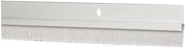 Pemko - Door Bottom Sweep - Nylon Brush, 1-1/2" High, Clear Anodium Aluminum Coated - Benchmark Tooling