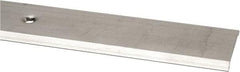 Pemko - 48" Long x 2-1/4" Wide x 3/16" High, Saddle Threshold - Mill Finish Aluminum - Benchmark Tooling