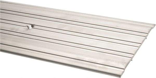 Pemko - 48" Long x 5" Wide x 1/4" High, Saddle Threshold - Mill Finish Aluminum - Benchmark Tooling