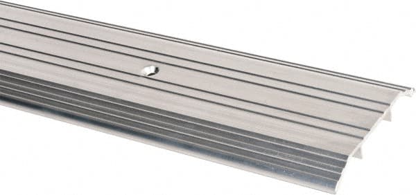 Pemko - 36" Long x 4" Wide x 1/2" High, Saddle Threshold - Mill Finish Aluminum - Benchmark Tooling