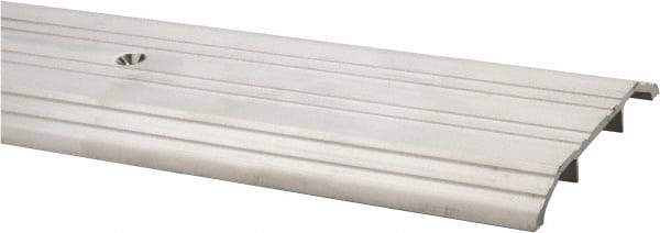 Pemko - 48" Long x 4" Wide x 1/2" High, Saddle Threshold - Mill Finish Aluminum - Benchmark Tooling