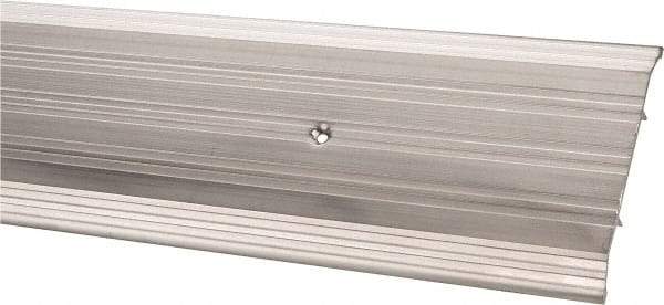 Pemko - 72" Long x 5" Wide x 1/2" High, Saddle Threshold - Mill Finish Aluminum - Benchmark Tooling