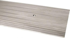 Pemko - 36" Long x 7" Wide x 1/2" High, Saddle Threshold - Mill Finish Aluminum - Benchmark Tooling