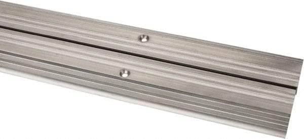 Pemko - 36" Long x 4-1/8" Wide x 1/2" High, Saddle Threshold - Mill Finish Aluminum - Benchmark Tooling