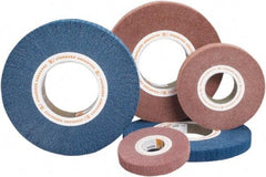 Standard Abrasives - 8 Inch Diameter Aluminum Oxide Unmounted Flap Wheel - 3 Inch Hole, 1 Inch Wide, Density 5, Non Woven, Very Fine Grade, 3,200 Max RPM - Benchmark Tooling