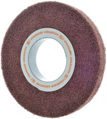 Standard Abrasives - 8" Diam Aluminum Oxide Unmounted Flap Wheel - 3" Hole, 1" Wide, Density 7, Nonwoven, Medium Grade, 3,200 Max RPM - Benchmark Tooling