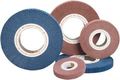 Standard Abrasives - 12 Inch Diameter Aluminum Oxide Unmounted Flap Wheel - 5 Inch Hole, 2 Inch Wide, Density 5, Non Woven, Very Fine Grade, 2,500 Max RPM - Benchmark Tooling