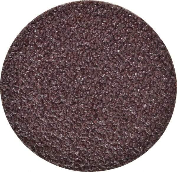 Standard Abrasives - 2" Disc Diam, 36 Grit, Aluminum Oxide Quick Change Disc - Type R Attaching System, Coated, Brown, Very Coarse Grade, 20,000 RPM - Benchmark Tooling