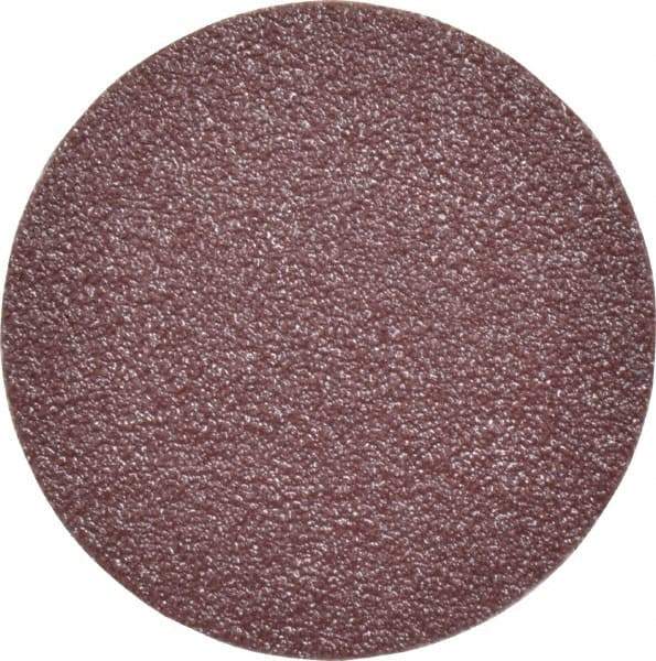 Standard Abrasives - 2 Inch Diameter, 80 Grit Aluminum Oxide Quick Change Disc - Type R Attaching System, Brown, Medium Grade, 20,000 Max RPM - Benchmark Tooling
