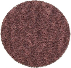 Standard Abrasives - 1" Disc Diam, 80 Grit, Aluminum Oxide Quick Change Disc - Type S Attaching System, Coated, Light Brown, Medium Grade, 40,000 RPM - Benchmark Tooling