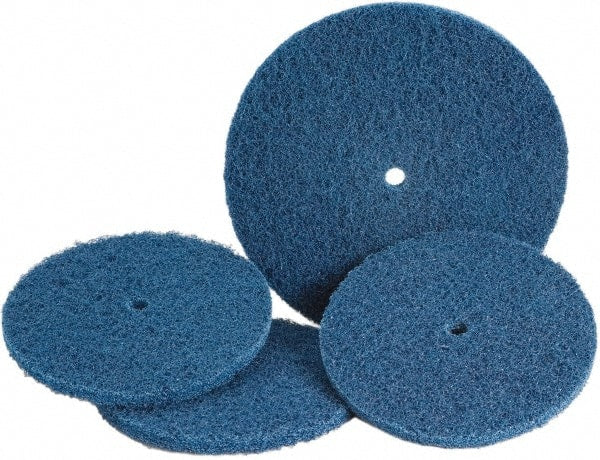 Standard Abrasives - 12 Inch Diameter x 1-1/4 Inch Hole Plain Buff and Blend Deburring Disc - Benchmark Tooling