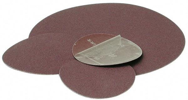 Standard Abrasives - 12" Diam, 40 Grit Aluminum Oxide Adhesive PSA Disc - Coarse Grade, Purple, Cloth Backing, Flexible, Use with Random Orbital Sanders - Benchmark Tooling