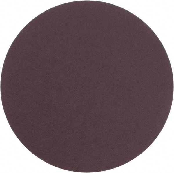 Standard Abrasives - 12" Diam, 80 Grit Aluminum Oxide Adhesive PSA Disc - Medium Grade, Purple, Cloth Backing, Flexible, Use with Random Orbital Sanders - Benchmark Tooling