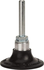 Standard Abrasives - 2" Diam Quick-Change Type S Disc Backing Pad - 1/4" Shank Diam, Firm Density, 30,000 RPM, SocAtt Compatible - Benchmark Tooling