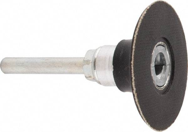 Standard Abrasives - 2" Diam Quick-Change Type R Disc Backing Pad - 1/4" Shank Diam, Soft Density, 20,000 RPM, Lockit Compatible - Benchmark Tooling