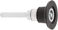 Standard Abrasives - 1-1/2" Diam Quick-Change Type S Disc Backing Pad - 1/4" Shank Diam, Soft Density, 20,000 RPM, SocAtt Compatible - Benchmark Tooling
