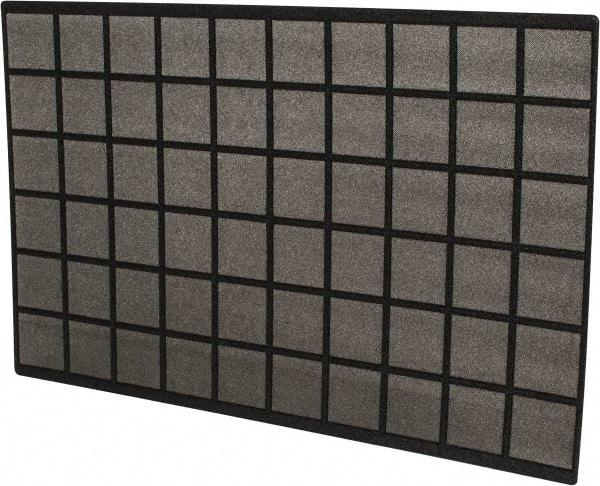 PrecisionAire - 15" High x 24" Wide x 1/4" Deep, Foam Air Filter Media Pad - MERV 4, 20 to 30% Capture Efficiency, 60 to 80 Arrestance Efficiency, 300 Max FPM, 180°F Max, Use with Window Air Conditioners - Benchmark Tooling