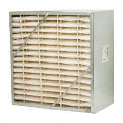 Value Collection - 24" Noml Height x 24" Noml Width x 12" Noml Depth, 65% Capture Efficiency, Rigid Box Air Filter - MERV 11, Synthetic Polypropylene, Integrated Corrosion-Resistant Steel Frame, 2,000 CFM - Benchmark Tooling