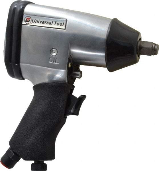 Universal Tool - 1/2" Drive, 7,000 RPM, 250 Ft/Lb Torque Impact Wrench - Pistol Grip Handle, 6.3 CFM, 90 psi, 1/4" NPT Inlet - Benchmark Tooling